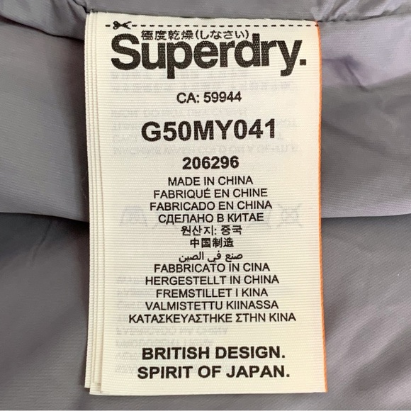 Superdry The Original Fuji Jacket Women's Pink Red Hooded Vest Size Small - Picture 15 of 16